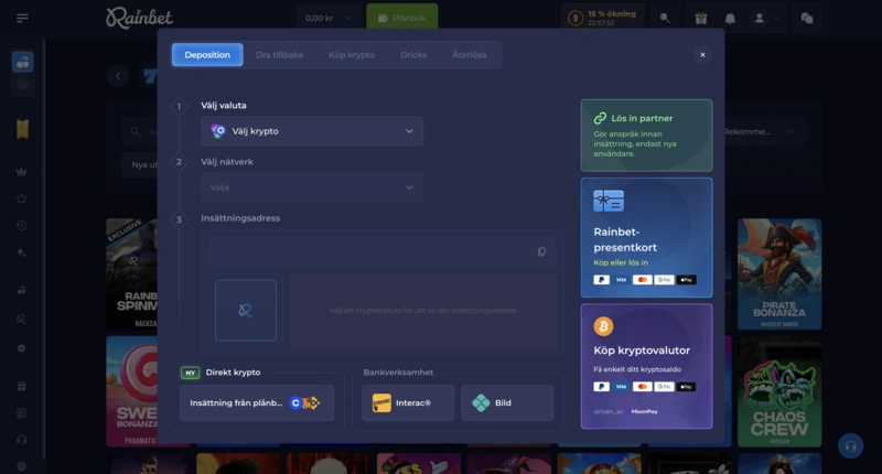 Rainbet Deposit